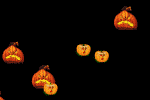 Flying Pumpkins Screen Saver